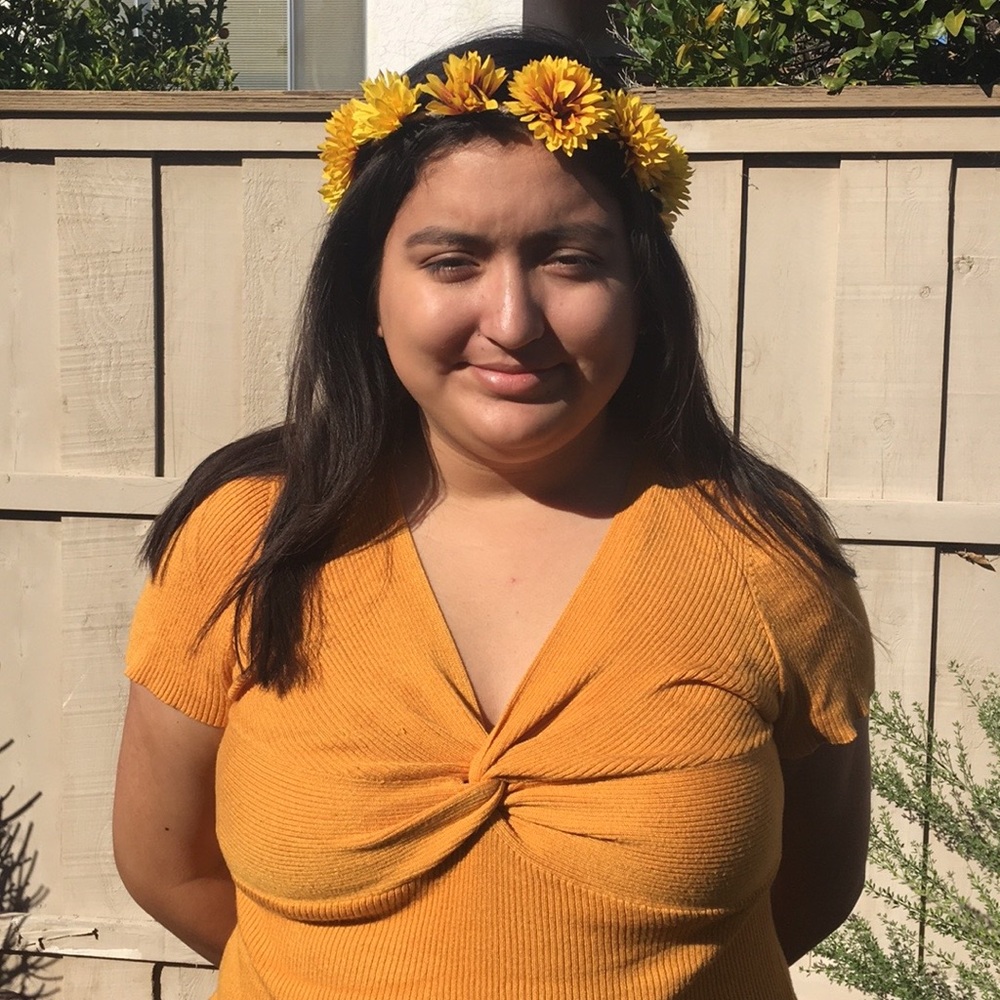 flower crown- small yellow flowers